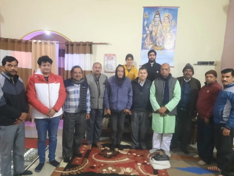 प्राण प्रतिष्ठा समारोह के उपलक्ष में,एक काव्य गोष्ठी आयोजित हुई
