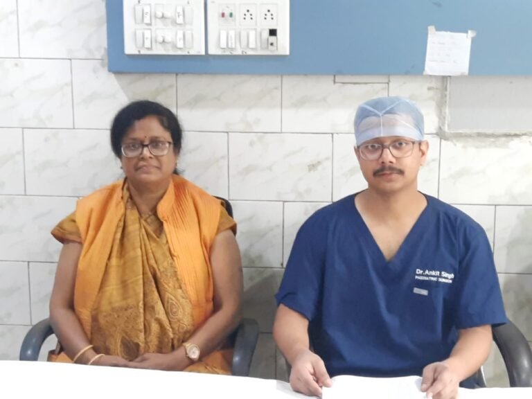 बालरोग सर्जन डॉ अंकित सिंह ने  ४१वीं दुर्लभ एवं जन्मजात बीमारी का किया सफल आपरेशन ,विभिन्न जटिल मामलों के गुणवत्तापूर्ण उपचार का केंद्र बना :- डॉ संगीता सिंह