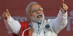Prime Minister Narendra Modi Addresses Election Campaign Rally At Ambedkar Nagar