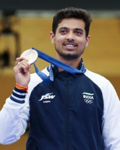 Swapnil Kusale wins bronze medal in 50m rifle 3P